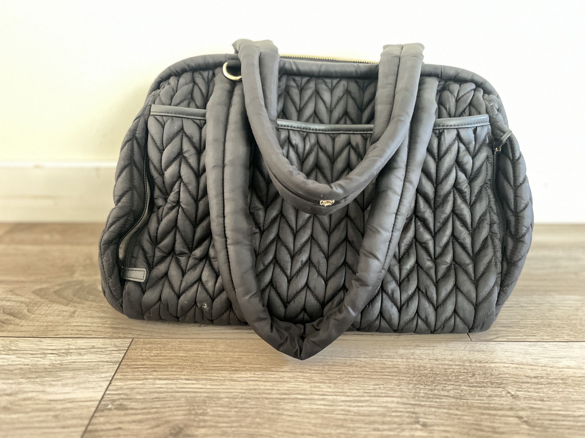 Happ Paige Carryall Black Diaper Bag