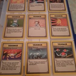 Set Of Nine POKEMON CARDS