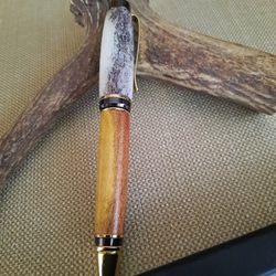 Wood Cigar Pen Antler And Mesquite