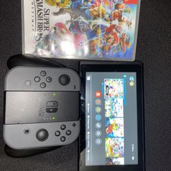 Nintendo Switch w/ Joy Cons, Game, And Cords 