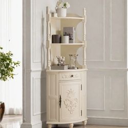 Corner Bookshelf Elegant Storage