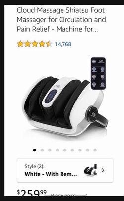 Cloud Massage Shiatsu Foot Massager for Circulation and Pain Relief
