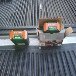 Stihl Chainsaw   Batteries or Stihl  Blower   batteries