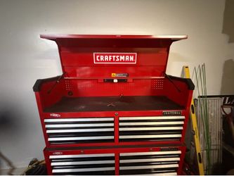 Craftsman toolbox, two-piece only four months old