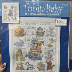 Baby Animals/noah’s Ark Cross Stitch Kit