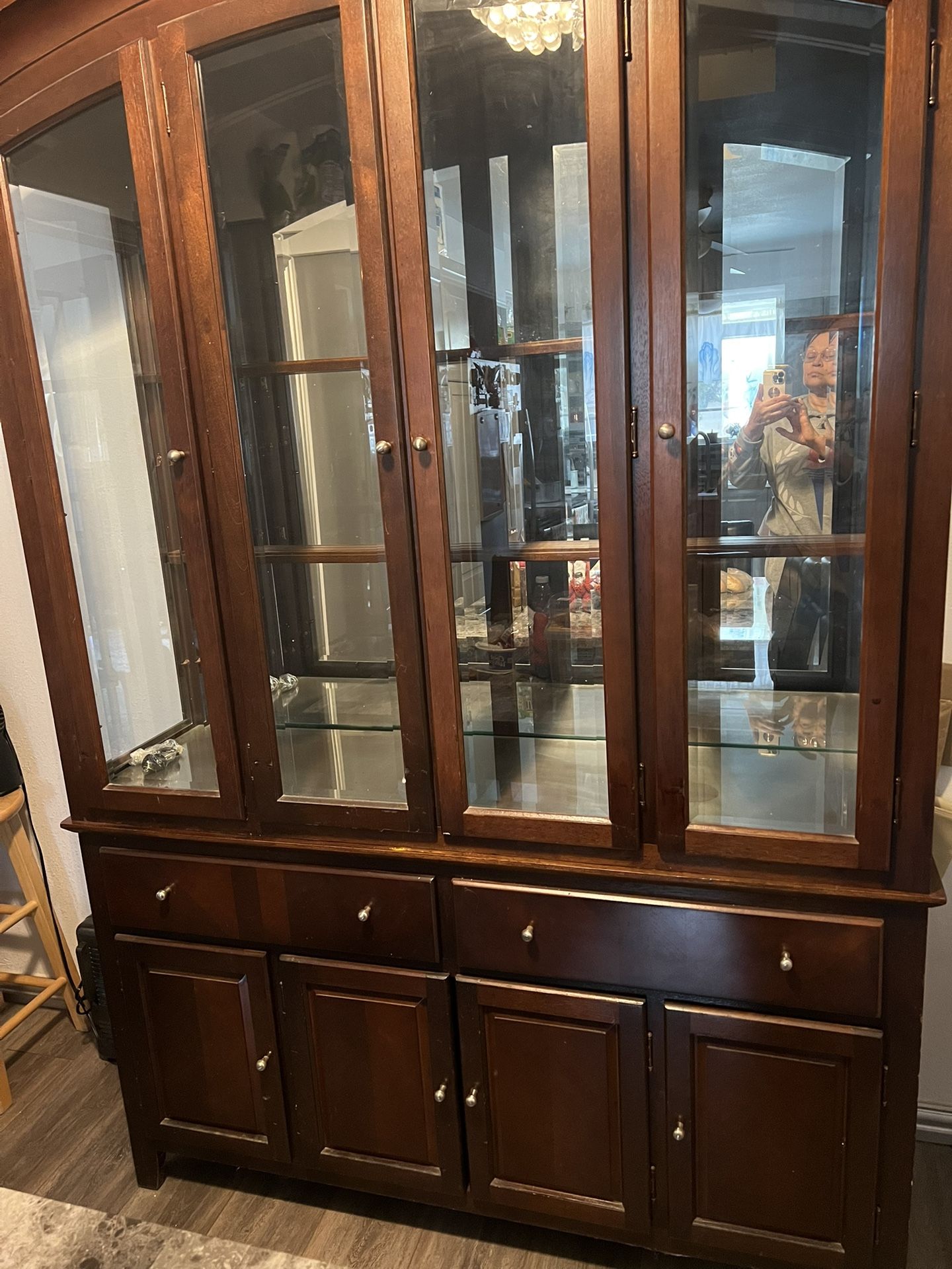 Brown Cabinet.