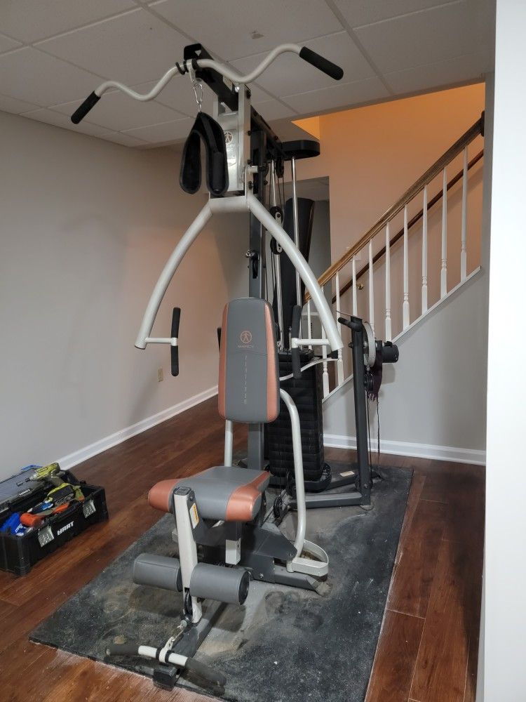 Marcy Platinum Gym 150lbs w Leg Inner/Outer Thigh Trainer - Deliver & Install Available