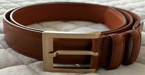 Wolf & Shepherd Brown Leather Belt 42/107