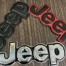 Each Jeep’s Body Emblem  6.1”-2”