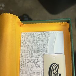 White Goyard Wallet