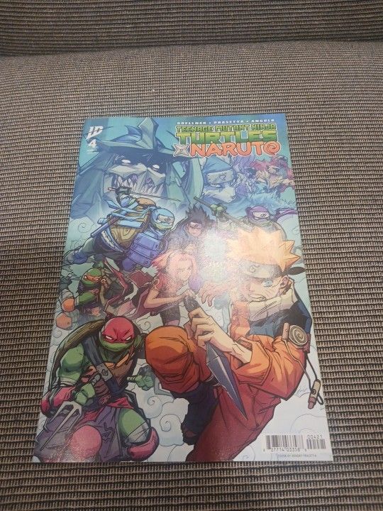 Teenage Mutant Ninja Turtles / Naruto #4 Cover B-Hendry Prasetya (IDW Publishing