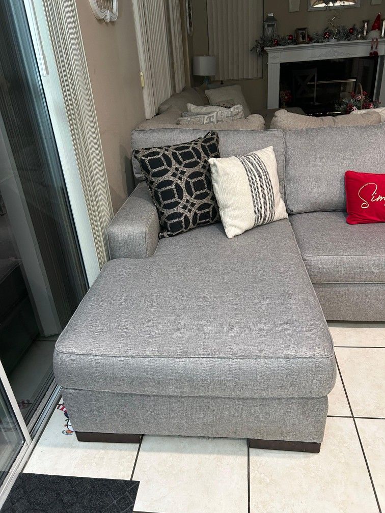 Beautiful Grey Sectional Couch From Ashley Furniture 