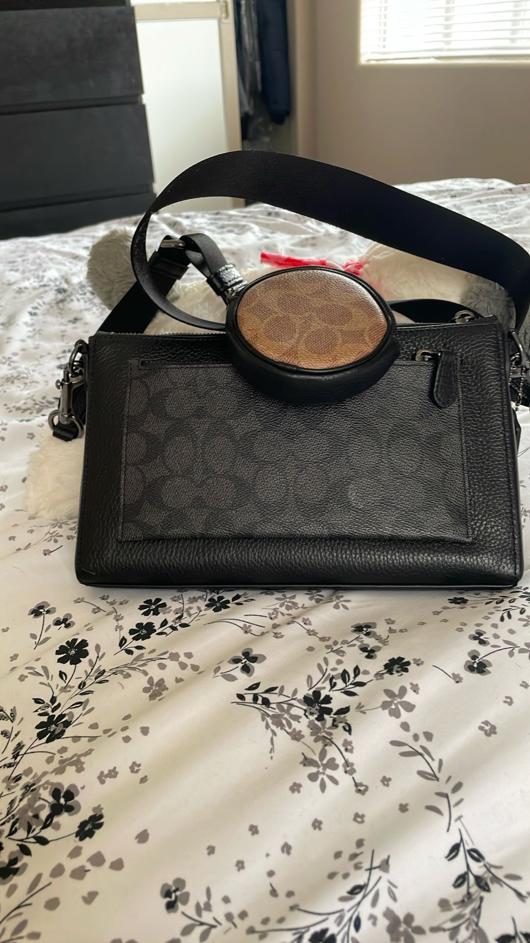 Brand New Leather Coach Crossbody Bag