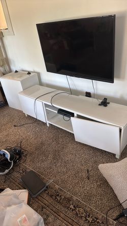 Free IKEA storage cabinet media console