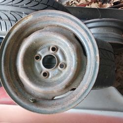 Stock Early Ford 14" Rims.surface Rust Only. Ihave 4 From  64.5  Mustang.