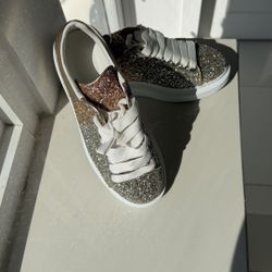 Alexander McQueen Glitter Shoes