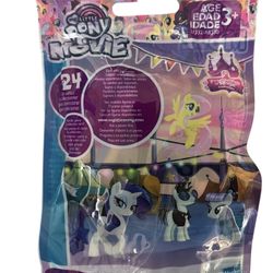 NWT My Little Pony Movie Figurine & Collector Card. Please Read Description 