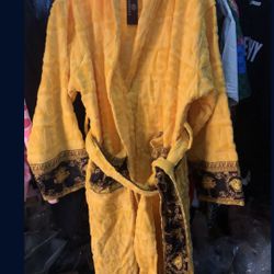 Yellow Versace Robe.  Medium 