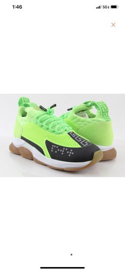Versace Cross Chainer 'Fluo Green' Trainers