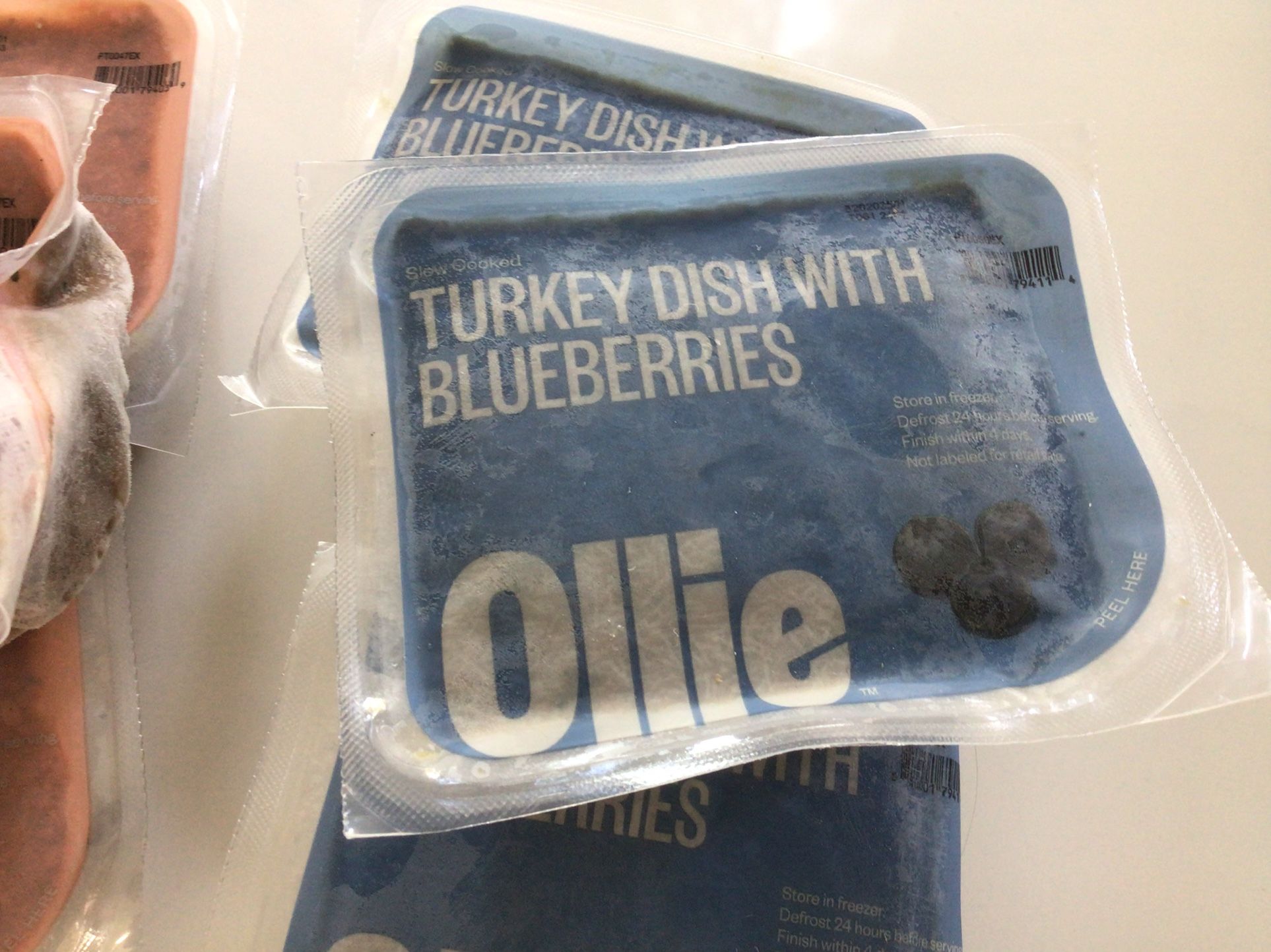 Ollie Dog Food frozen