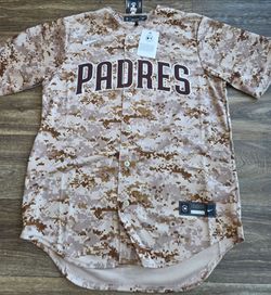 San Diego Padres MLB Baseball Manny Machado  Camo Baseball Jersey Mens Size M and 2XL