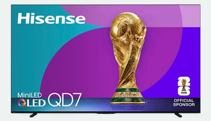 55” HISENSE UD7 QLED TV NEWIN BOX!