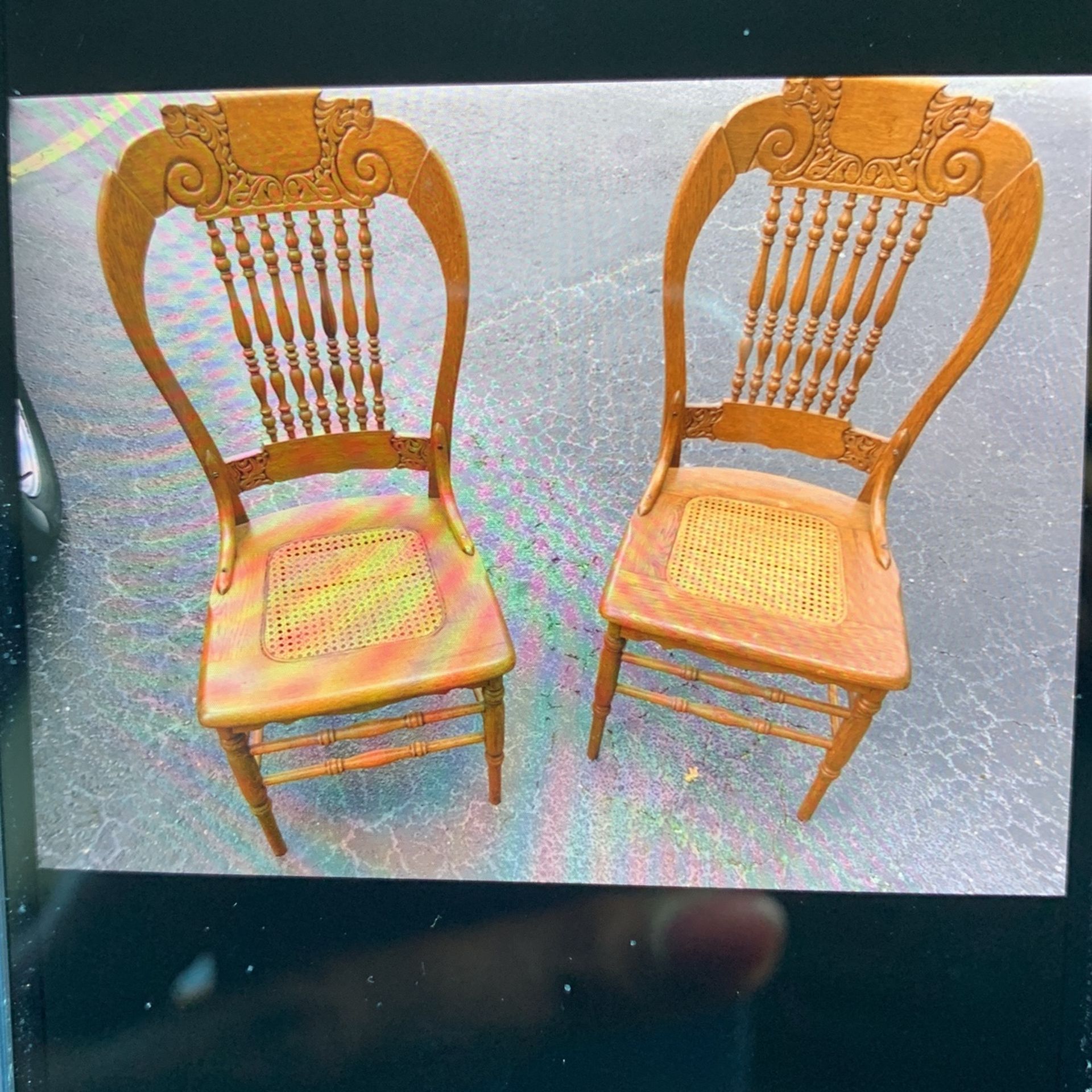 Vintage Wooden Chairs Collectibles