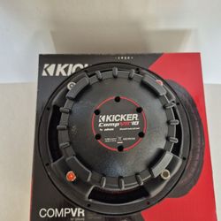 KICKER ( 1 ) 10 INCH DUAL 4 OHM VOICE COIL CAR SUBWOOFER 700 WATTS ( BRAND NEW PRICE IS LOWEST INSTALL NOT AVAILABLE )