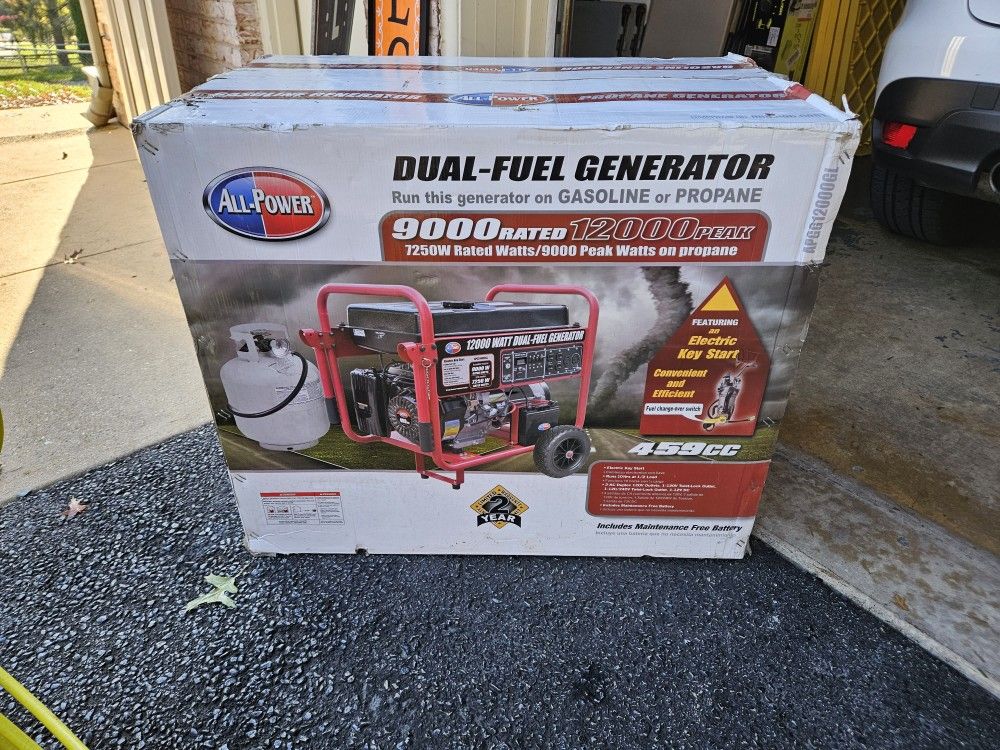 Duel Fuel Generator 