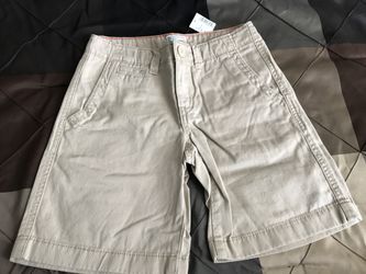 Children place boys shorts