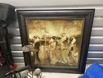 Large Artwork/wood Frame 