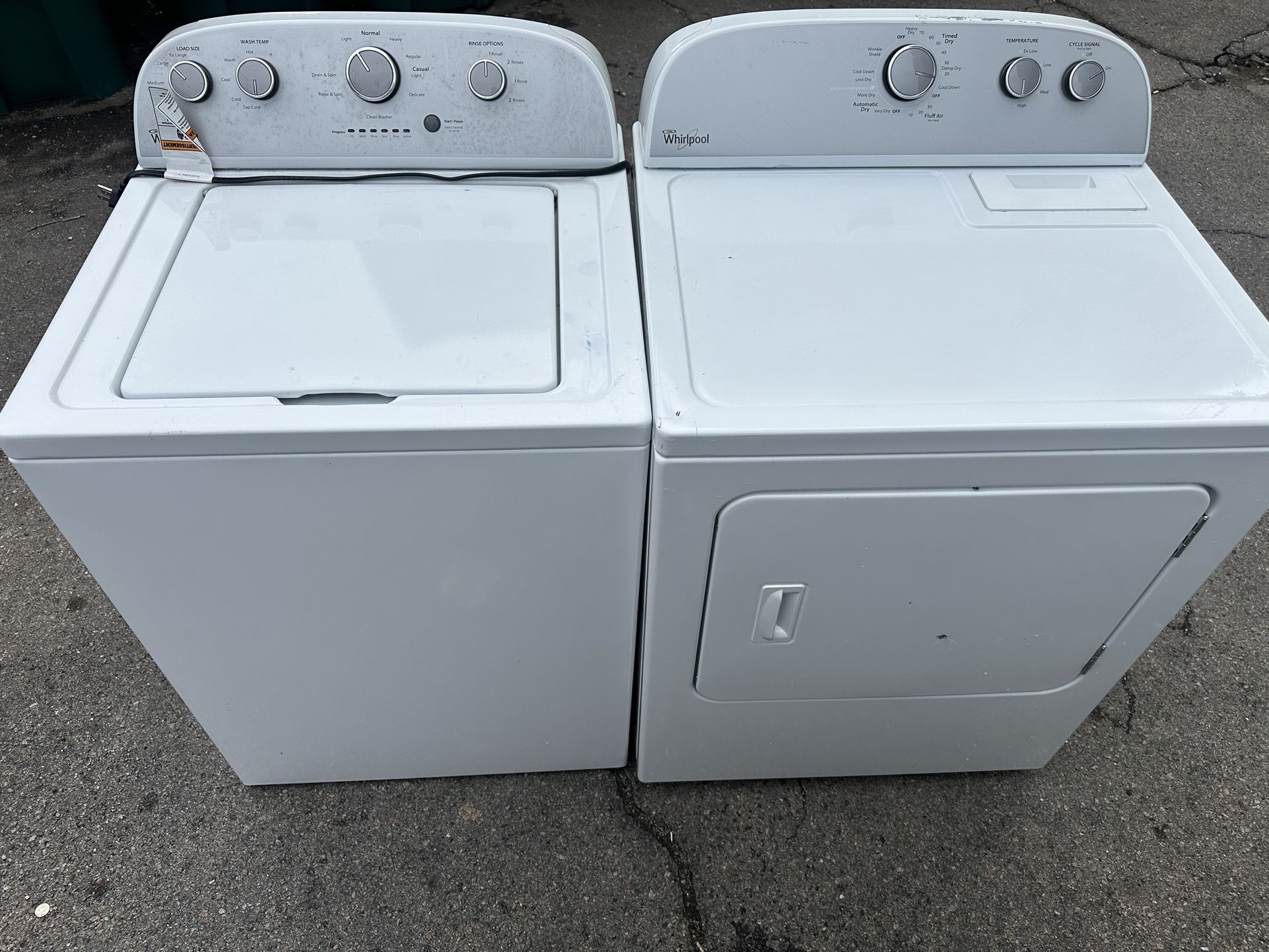 Whirlpool Washing And dryer Set (delivery Available 