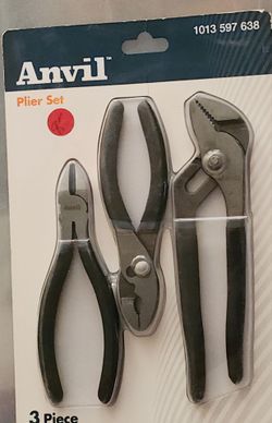 Anvil 3-Piece Plier Set