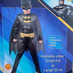 Batman DC Comics Kids Size Small And Large