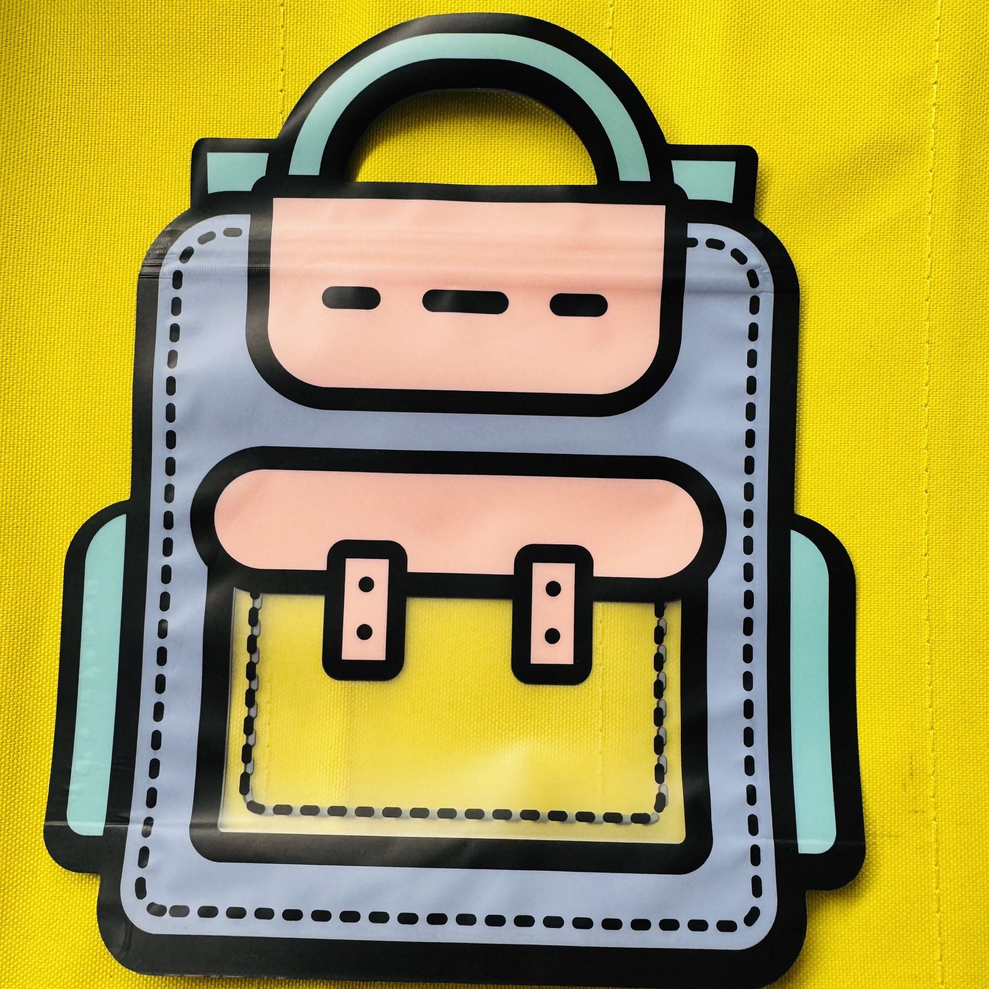Cute Party Treat Backpack Zip Bags 5 x 6”