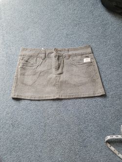 Grey Mini Skirt 