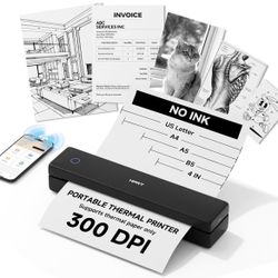 HPRT Portable Thermal Bluetooth Inkless Printer (Tattoo Stencil Printer)