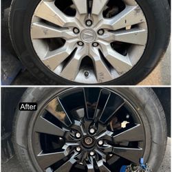 CALIPER PAINTING & RIM BLACK OUT