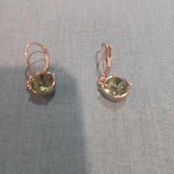 Emerald Green Earrings 