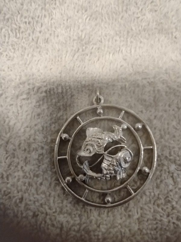 Vintage Sterling Silver Pieces Pendant