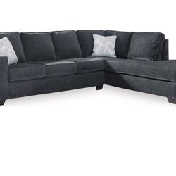 Dark Grey L Sectional
