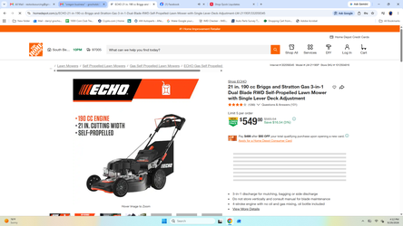 echo lawnmower