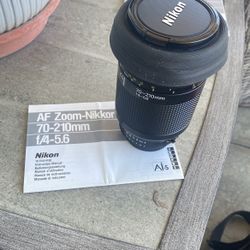 Nikon 70-210 Mm Lens