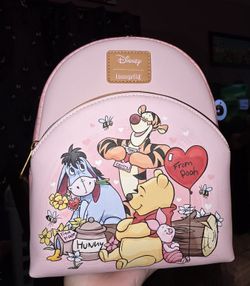 Brand New! Loungefly Disney Winnie The Pooh Valentine's Day Mini Backpack 
