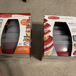 Rubbermaid Food Storage Containers (2)