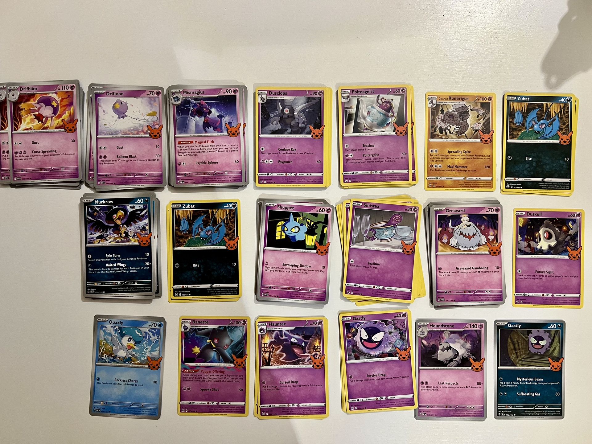 Pokémon Halloween Cards $1 Each 