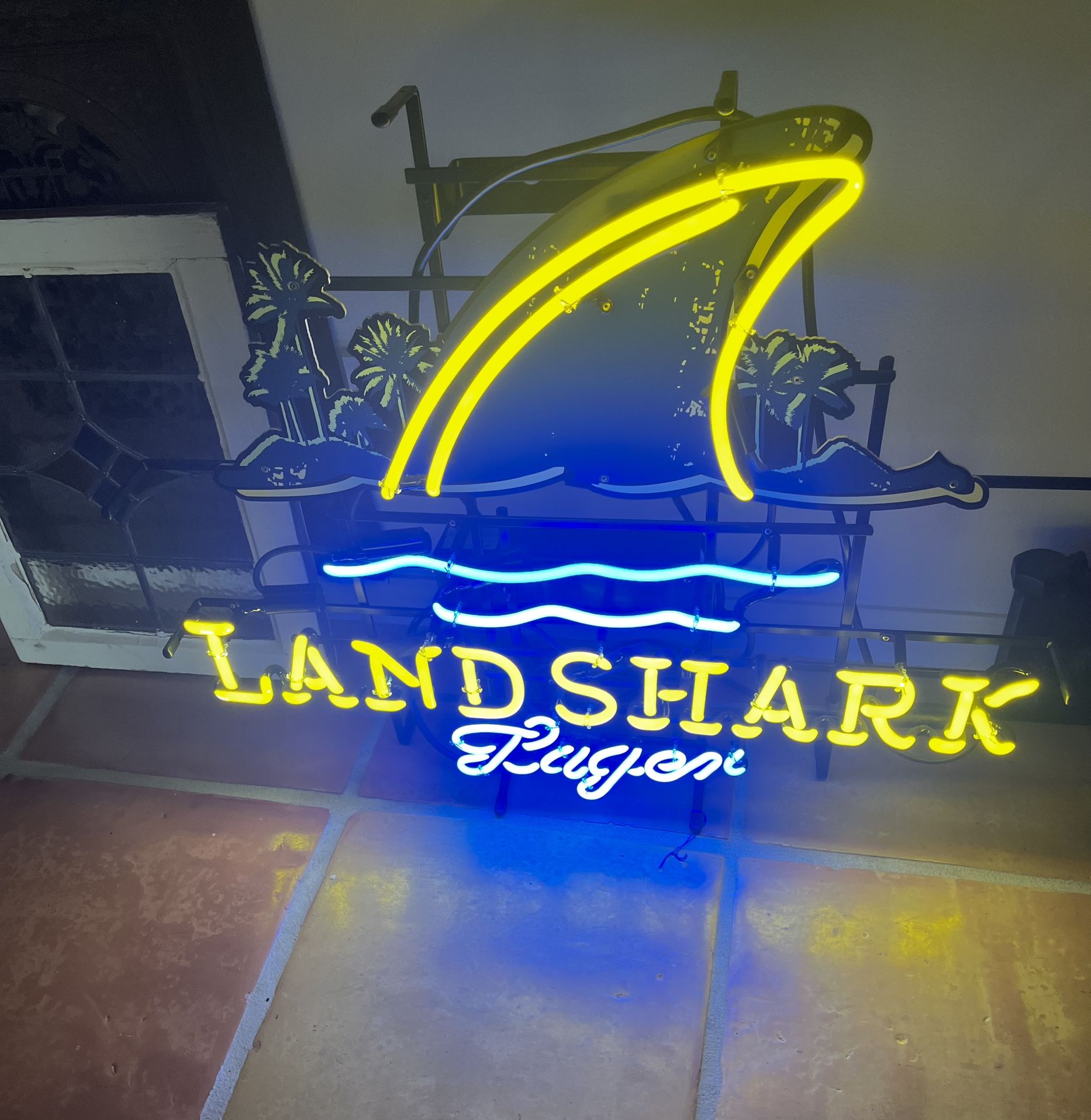 Landshark Beer Neon Sign