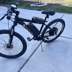 OzarkTrail E-Bike 1500w, 20ah Battery, Speed Up To 45mph, 