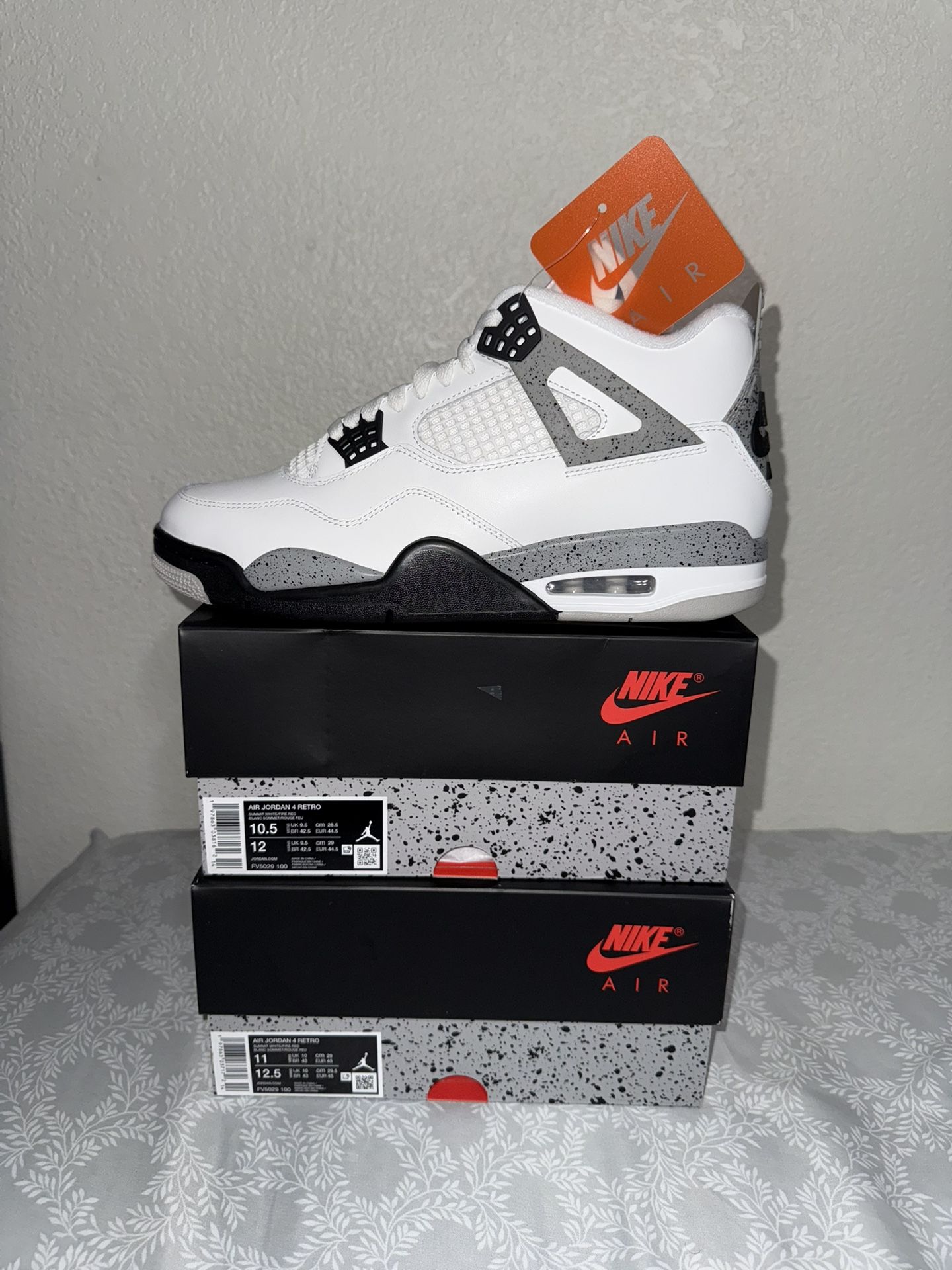 Jordan 4 Retro White Cement