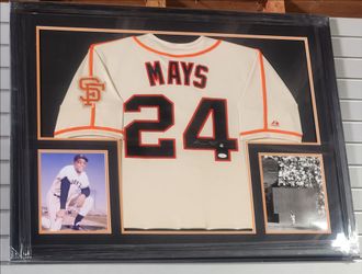 Willie Mays Giants Signed Autographed Jersey COA JSA